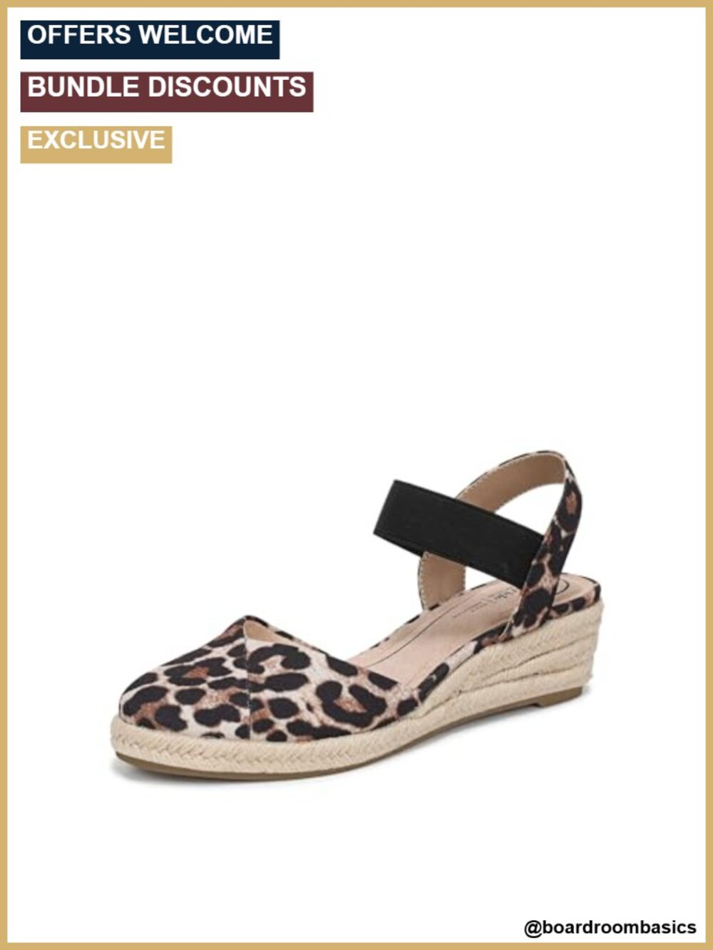 Women's Espadrille Wedge Sandals Cushioned Comfortable Style